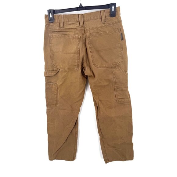 Wolverine Mens Carpenter Canvas Work Pants Size 32/30 Tan Brown Khaki Cotton - Picture 4 of 8